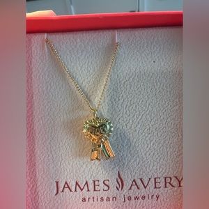 James Avery #1 Mom Gold Necklace